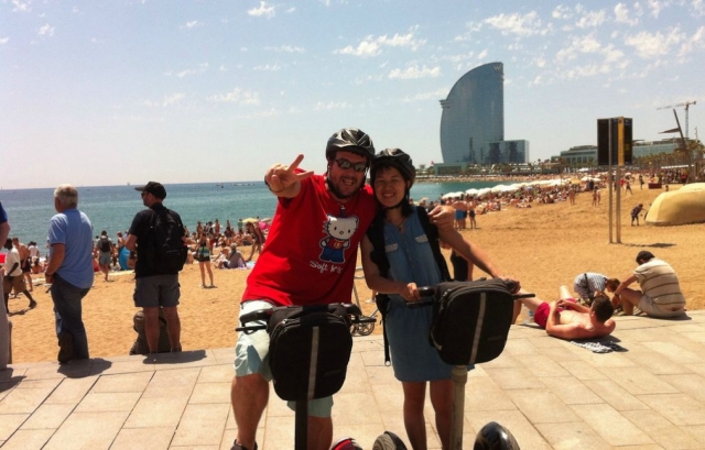 Ruta en segway por Barcelona